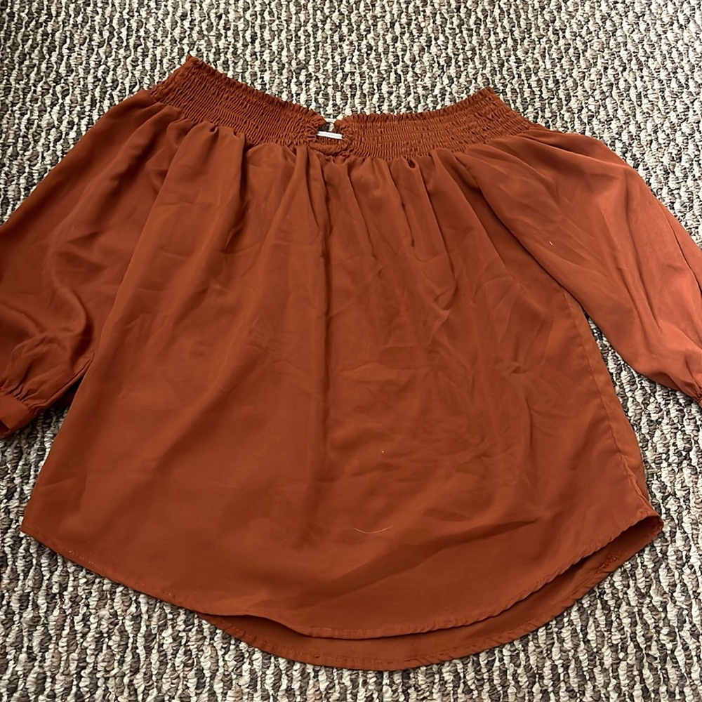 Rue 21 orange blouse